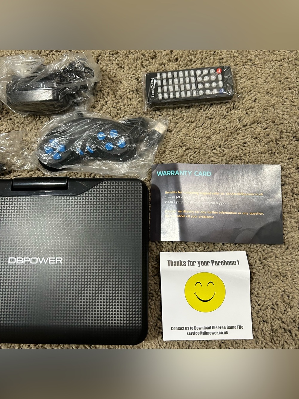 DBPOWER Portable DVD Player 9.5" Rechargeable Digital Multimedia Video Player - Picture 7 of 15